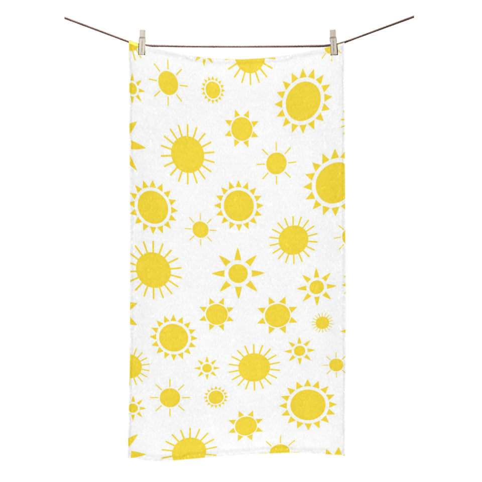 Sun pattern Bath Towel