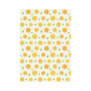 oranges leaves pattern House Flag Garden Flag