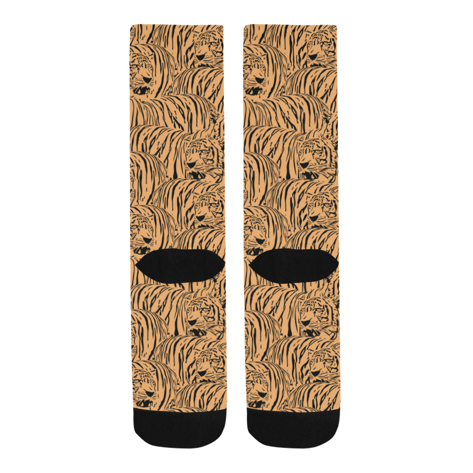 Bengal tigers pattern Crew Socks