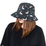 unicorn rainbows moon clound star pattern Unisex Bucket Hat