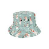 Cute snowman pattern Unisex Bucket Hat