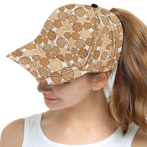 Various cookie pattern All Over Print Snapback Cap