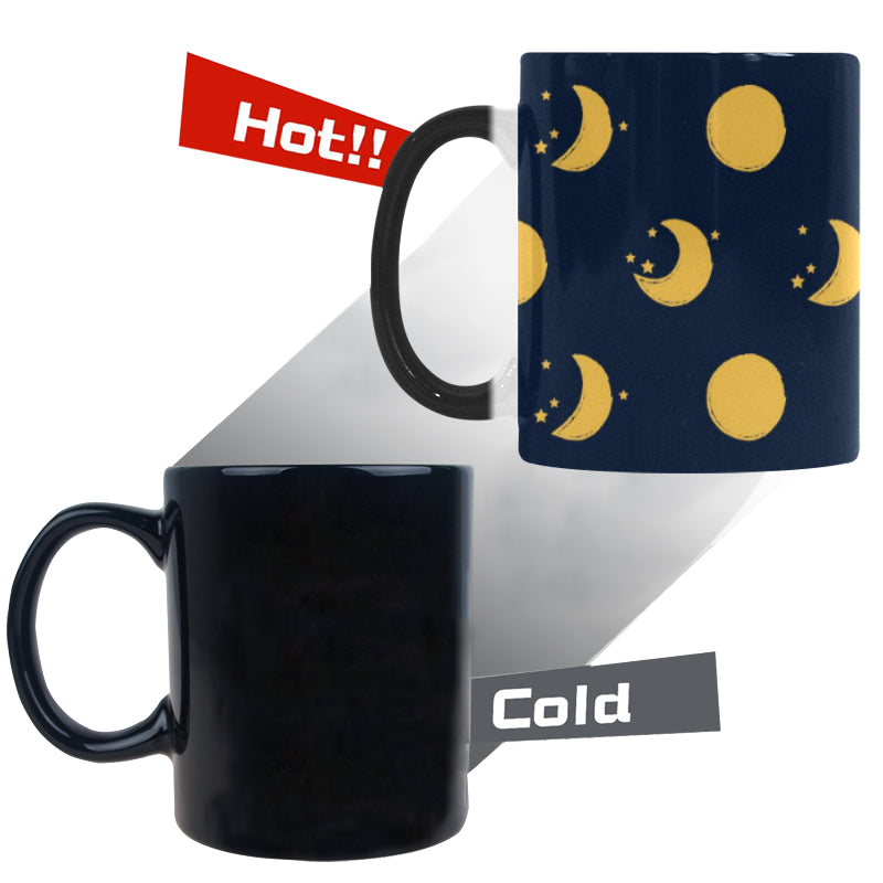 Moon star pattern Morphing Mug Heat Changing Mug