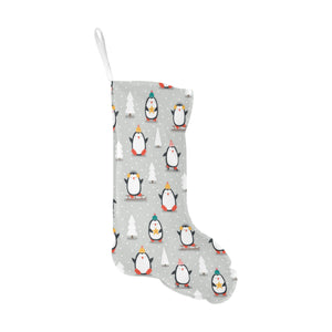 Cute Penguin christmas pattern Christmas Stocking