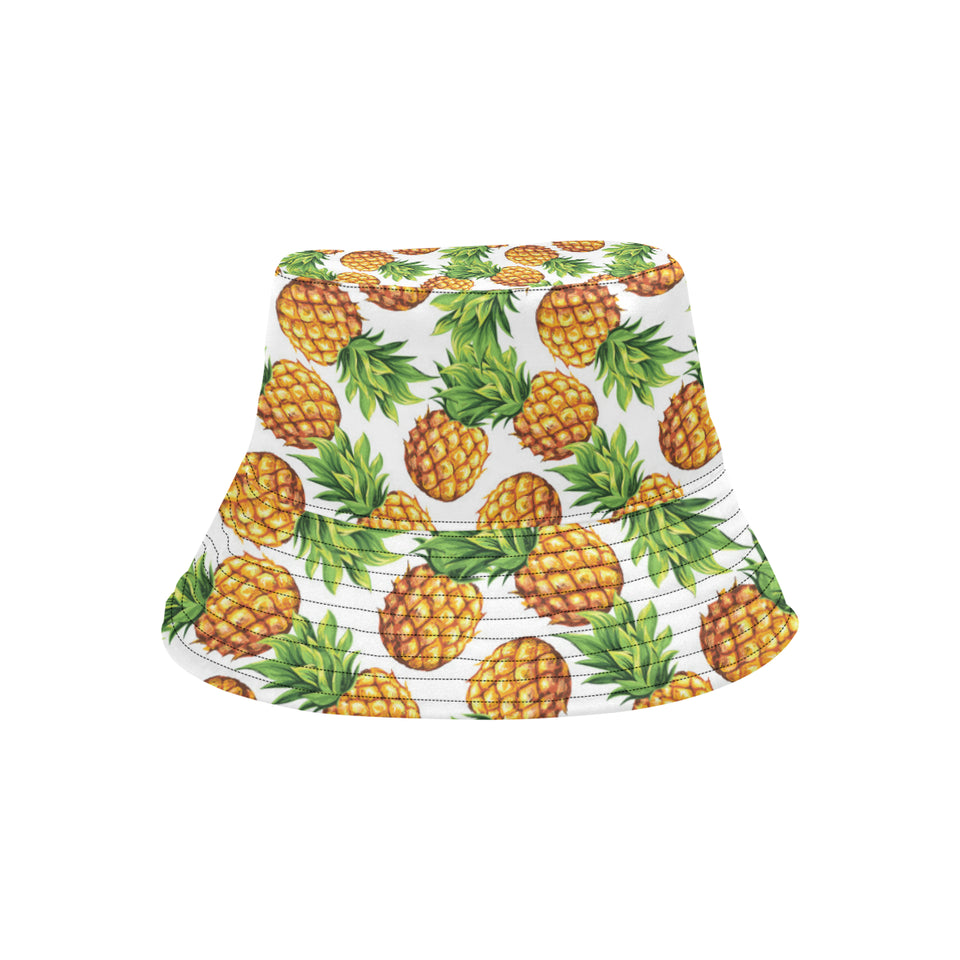 Pineapples design pattern Unisex Bucket Hat