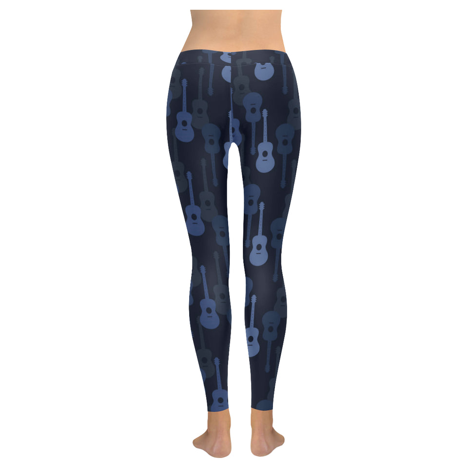 Blue Theme guitar pattern Women's Legging Fulfilled In US