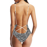 Zebra skin pattern Women's One-Piece Swimsuit