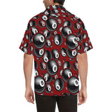 Billiard Ball Pattern Print Design 05 Men's All Over Print Hawaiian Shirt (Model T58)