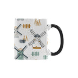 windmill pattern Morphing Mug Heat Changing Mug