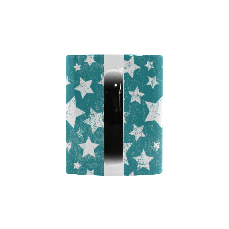 Vintage star pattern Morphing Mug Heat Changing Mug