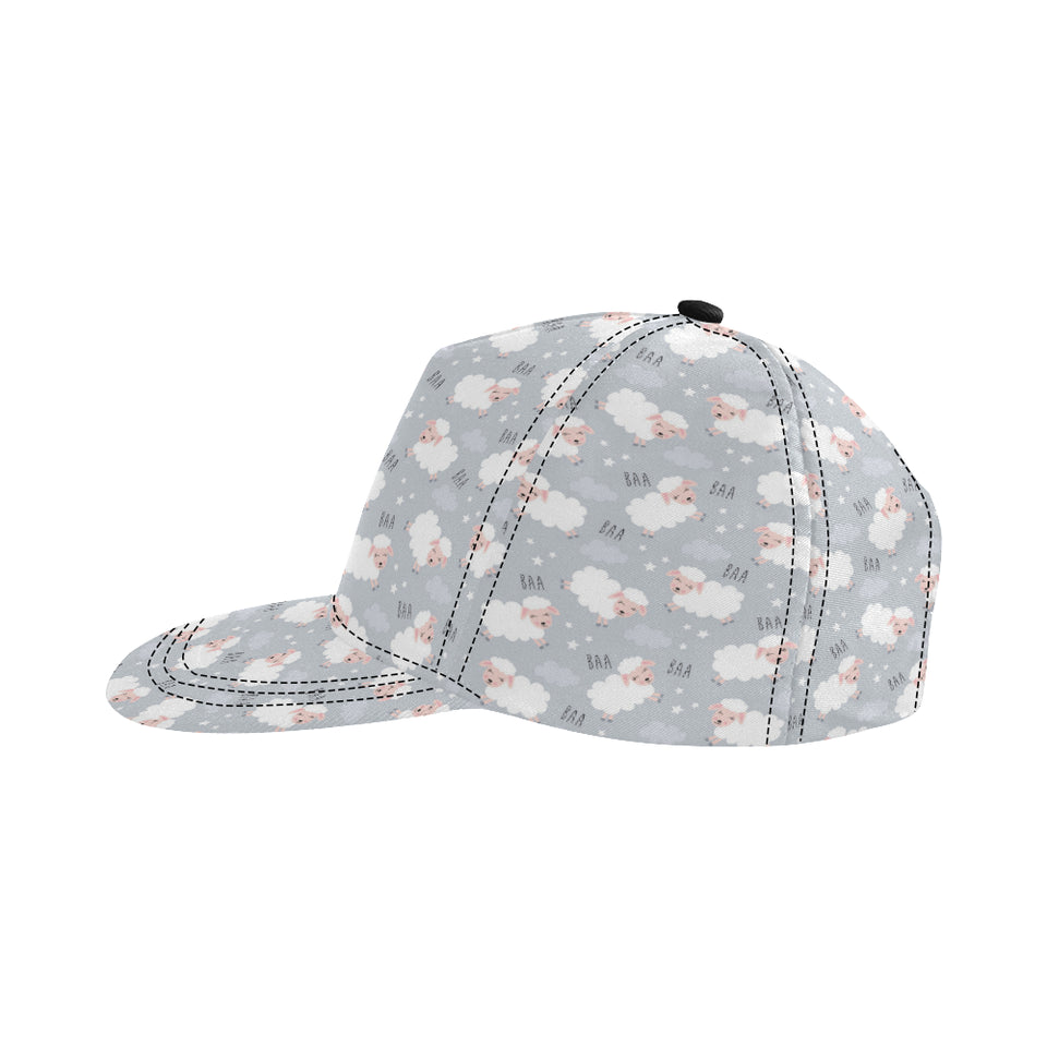 Sweet dreams sheep pattern All Over Print Snapback Cap