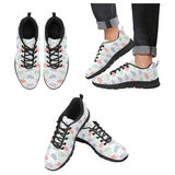 Hippopotamus Pattern Print Design 03 Men's Breathable Sneakers ( Model 055)