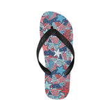 Hand drawn colorful starfish Unisex Flip Flops