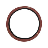 Fancy Carp red background Car Steering Wheel Cover