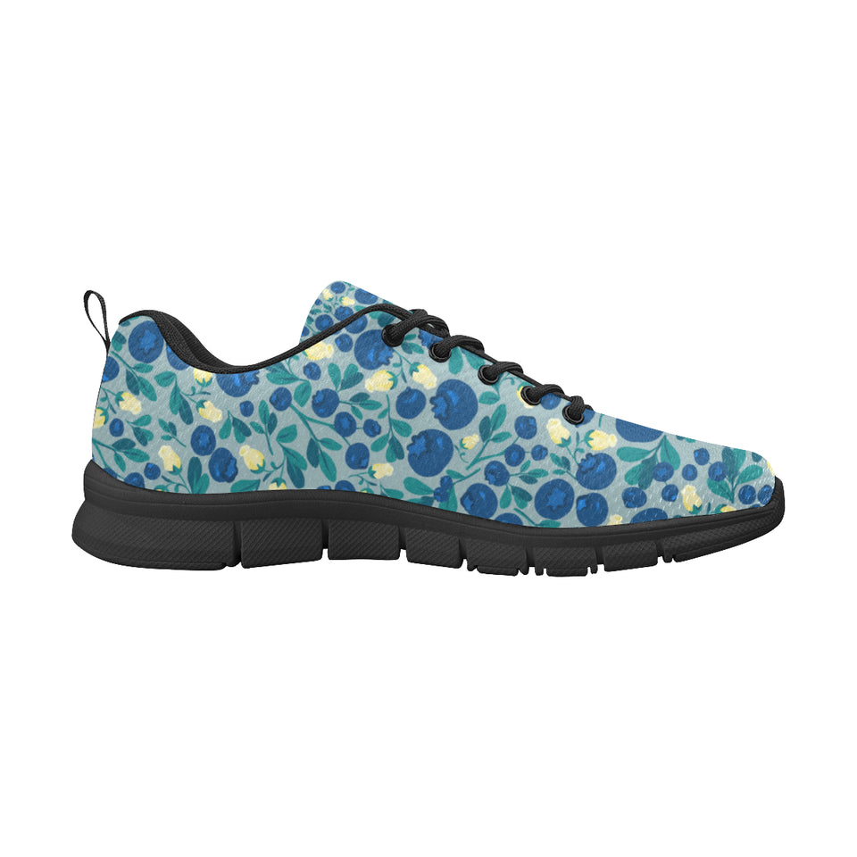 blueberry design pattern Men's Sneaker Shoes