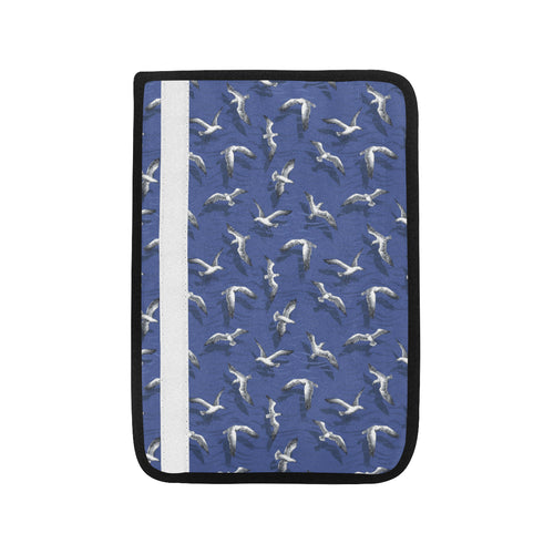Seagull Pattern Print Design 03 Car Seat Belt Cover