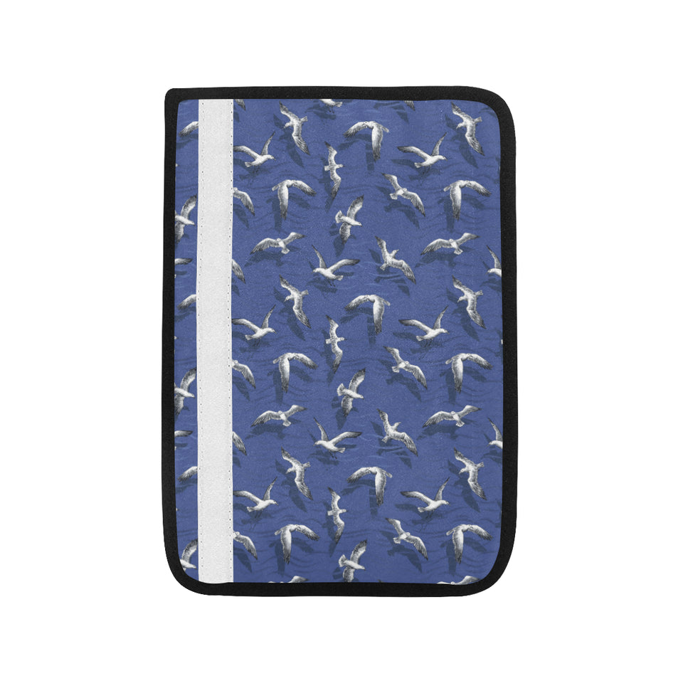 Seagull Pattern Print Design 03 Car Seat Belt Cover