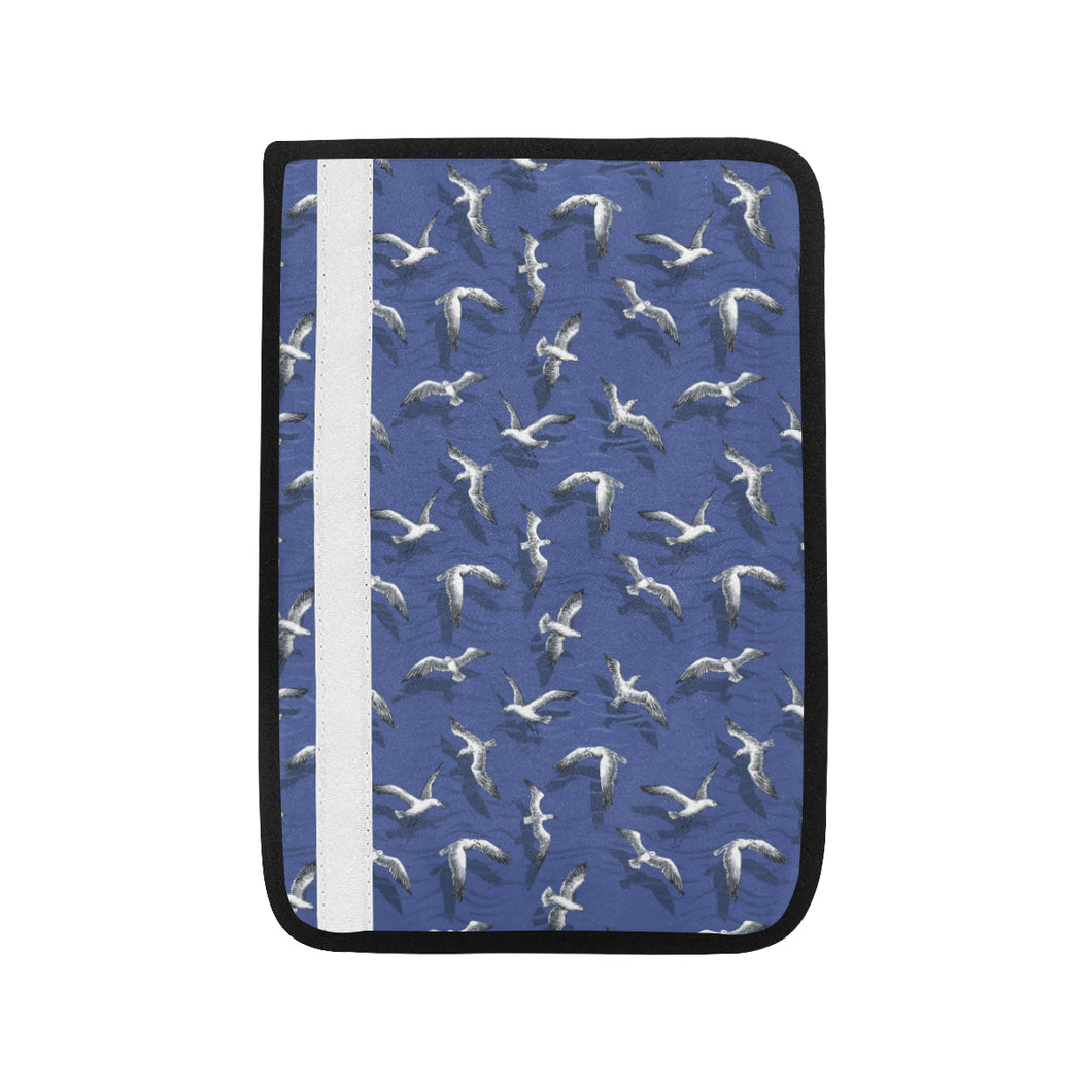Seagull Pattern Print Design 03 Car Seat Belt Cover
