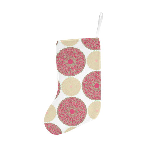 Circle indian pattern Christmas Stocking