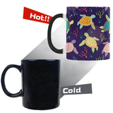 Colorful sea turtle pattern Morphing Mug Heat Changing Mug