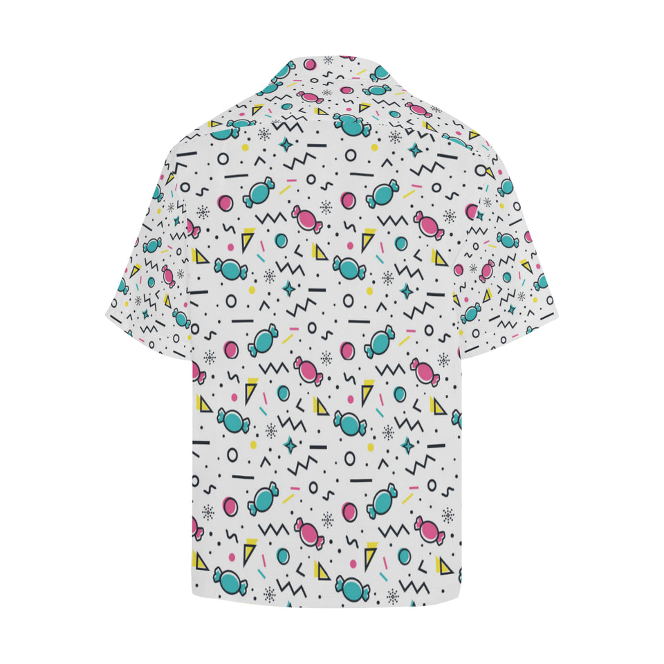 Candy design pattern Men's All Over Print Hawaiian Shirt