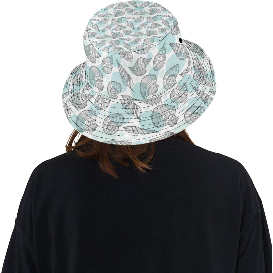 Shell polynesian tribal Unisex Bucket Hat