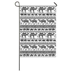 Camel polynesian tribal pattern House Flag Garden Flag