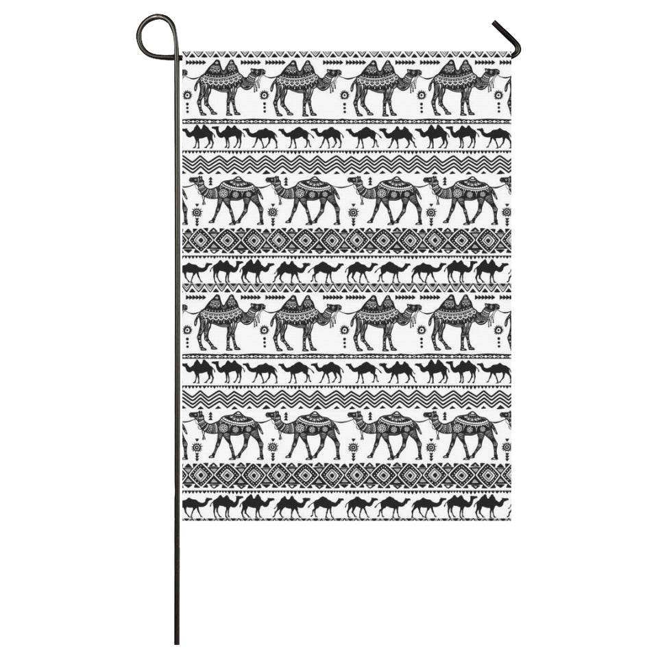 Camel polynesian tribal pattern House Flag Garden Flag