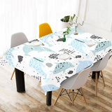 Cute dolphins Childish Style pattern Tablecloth