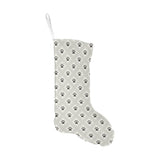 Dog Paws Pattern Print Design 03 Christmas Stocking