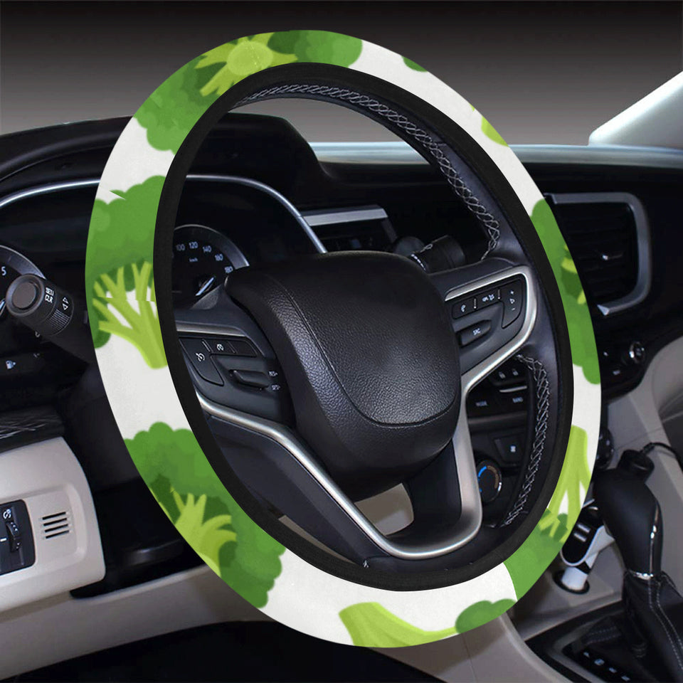 Cute broccoli pattern Car Steering Wheel Cover