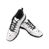 Poodle dog rose cake pattern Women's Sneaker Shoes