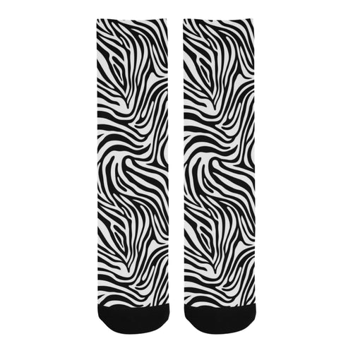 Zebra skin pattern Crew Socks