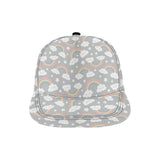 Cute rainbow clound star pattern All Over Print Snapback Cap