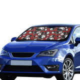 Billiard Ball Pattern Print Design 05 Car Sun Shade