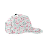 Cute flamingo pattern All Over Print Snapback Cap