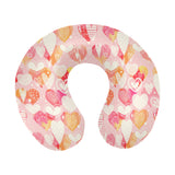 Hand drawn heart design pattern U-Shaped Travel Neck Pillow