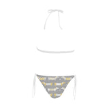 Cute dachshund dog pattern Sexy Bikinis Two-Piece Swimsuits