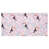 Beautiful toucan flower leaves Tablecloth