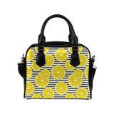 slice of lemon design pattern Shoulder Handbag