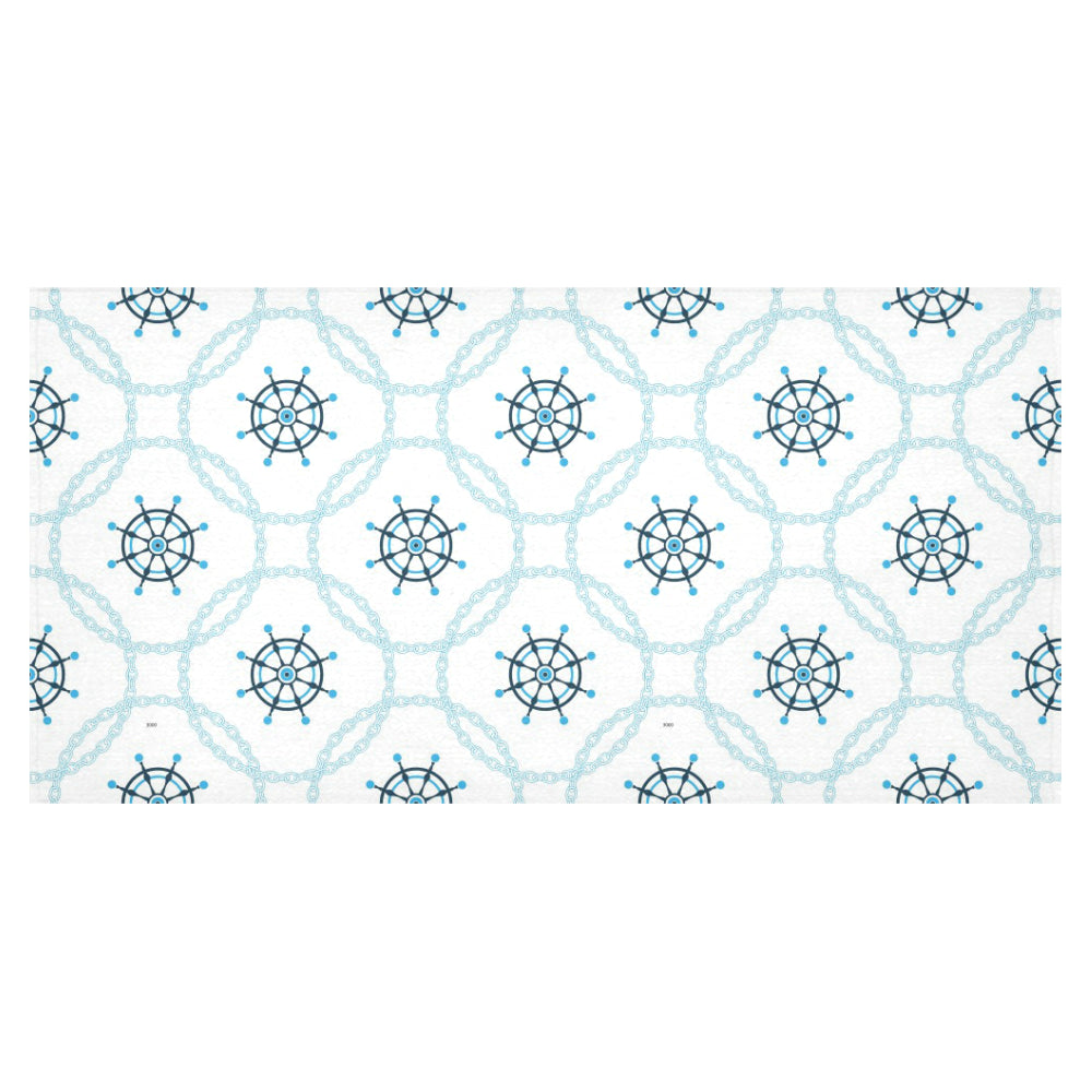 nautical steering wheel chain Tablecloth