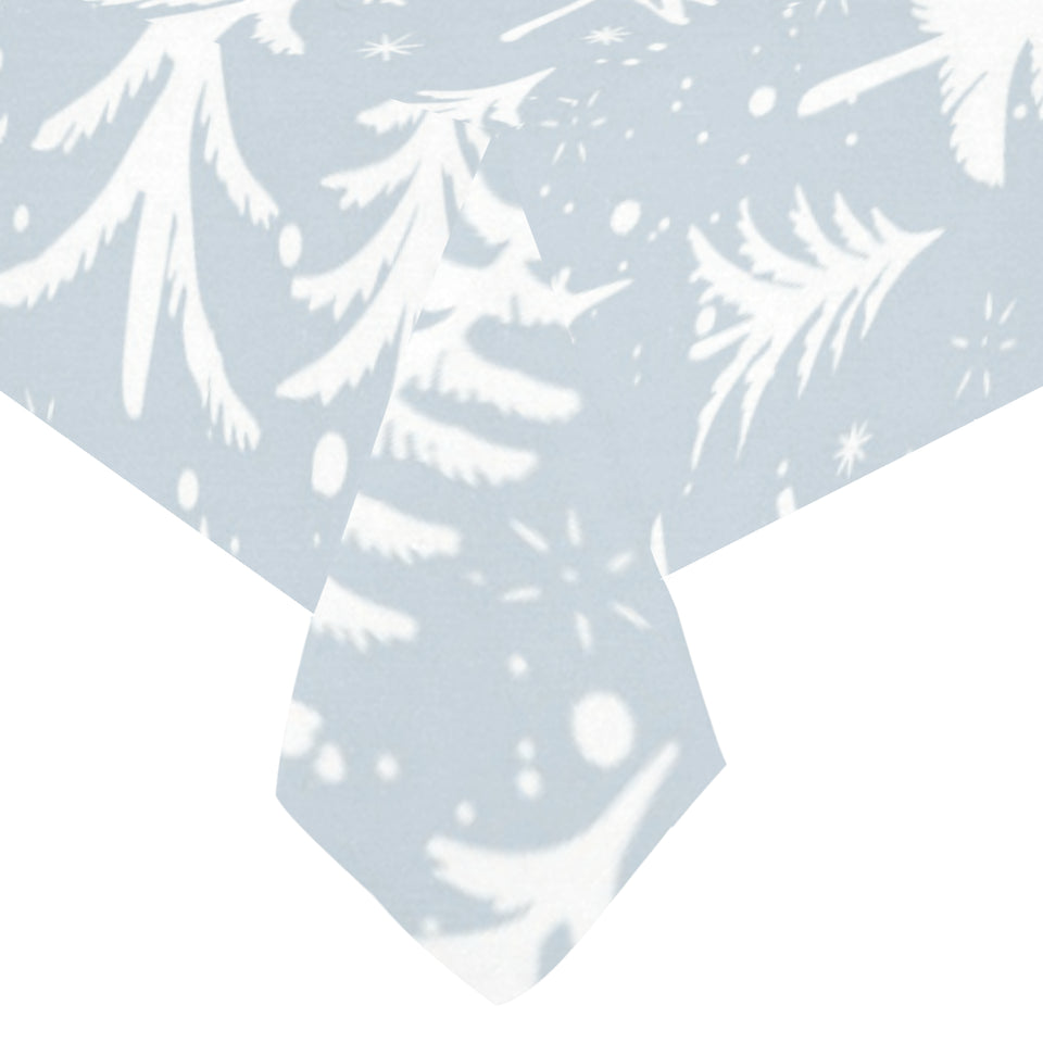 Christmas tree winter forest pattern Tablecloth