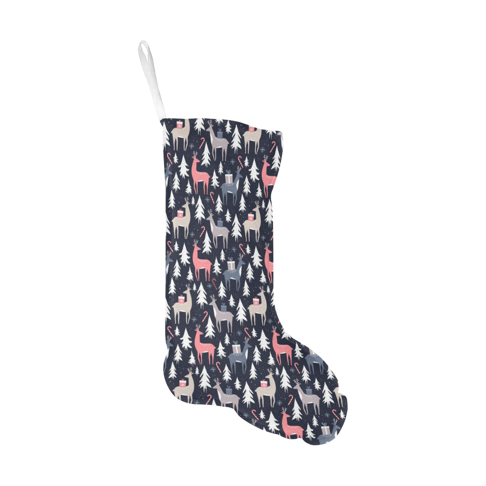 Deers Winter Christmas pattern Christmas Stocking