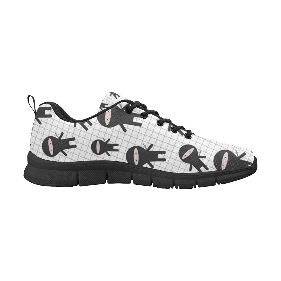 Ninja pattern plaid background Men's Sneaker Shoes