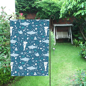 Cute shark pattern House Flag Garden Flag