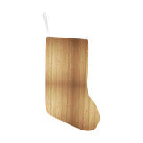 Wood Printed Pattern Print Design 05 Christmas Stocking