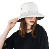 arabic white pattern Unisex Bucket Hat
