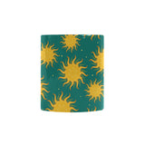 Sun green background Morphing Mug Heat Changing Mug