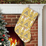 Camels ethnic motif pattern Christmas Stocking