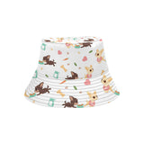 Cute Chihuahua puppie pattern Unisex Bucket Hat